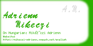 adrienn mikeczi business card